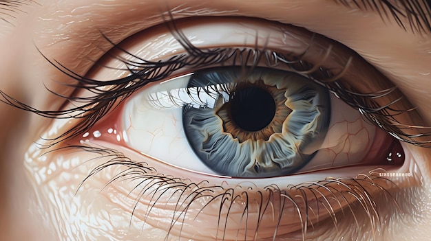 Eye illustration background pupil and iris design