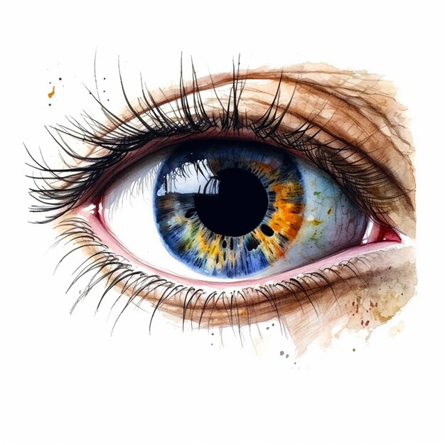 Photo eye illustration