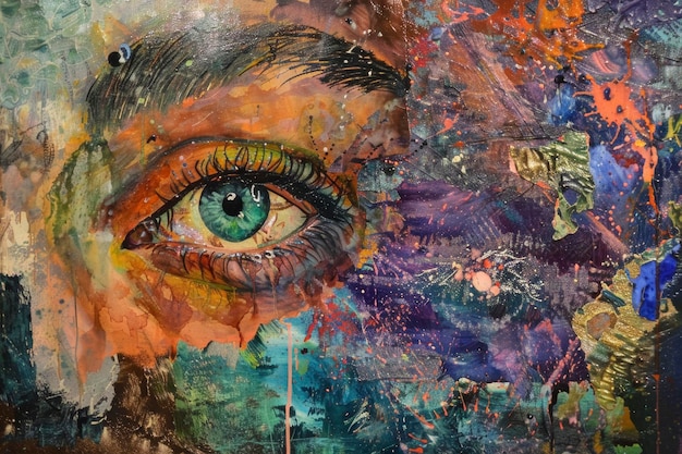 Eye of inspiration in art