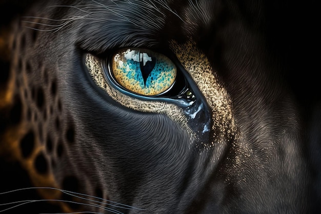 The eye of the panther