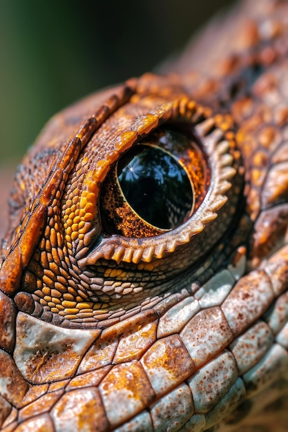 eye of a reptile