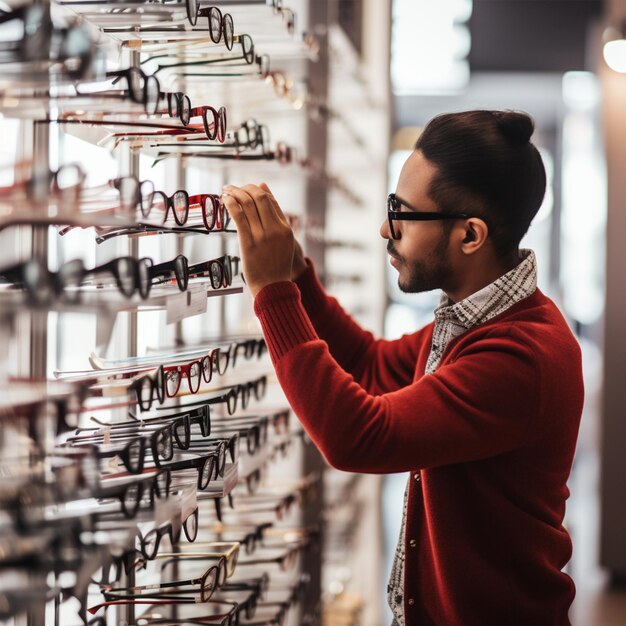 Eye side glasses display in the market women face eye glasses fashion glasses