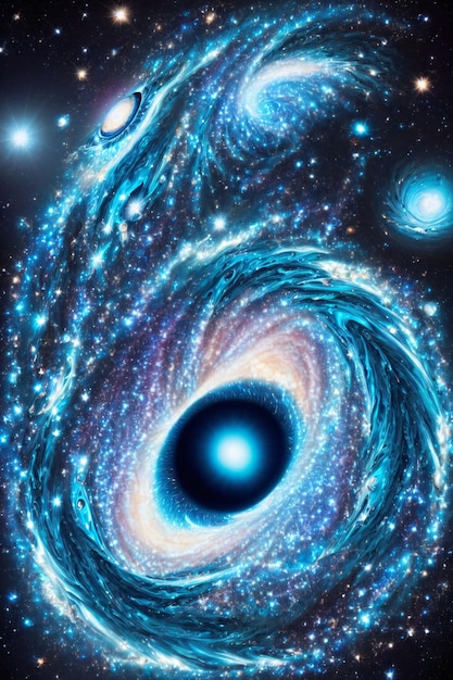 Глаз Вселенной в космическом пространстве