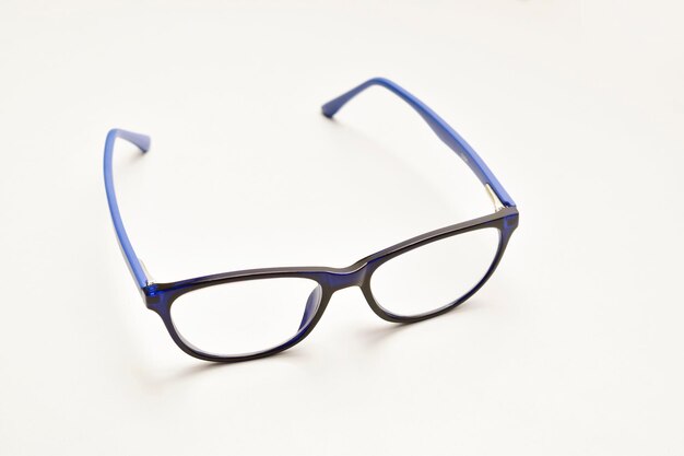 Eyeglasses over white background spectacle for better Vision