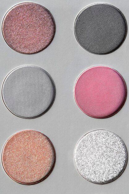 Eyeshadow palette closeup