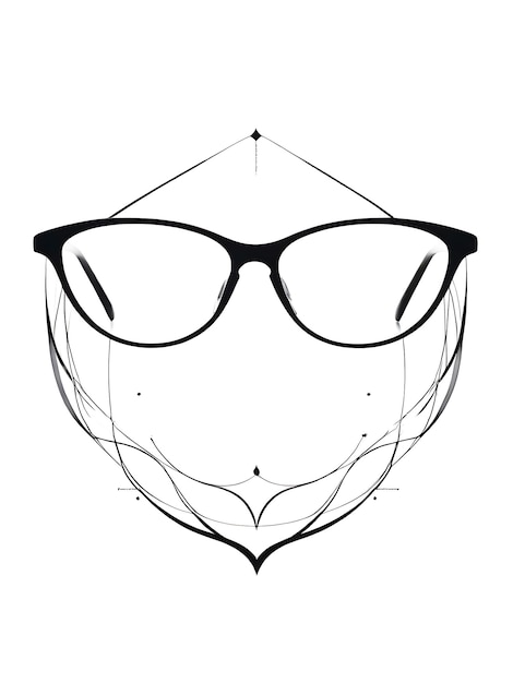 Photo eyewear eyeglasses logo illustration