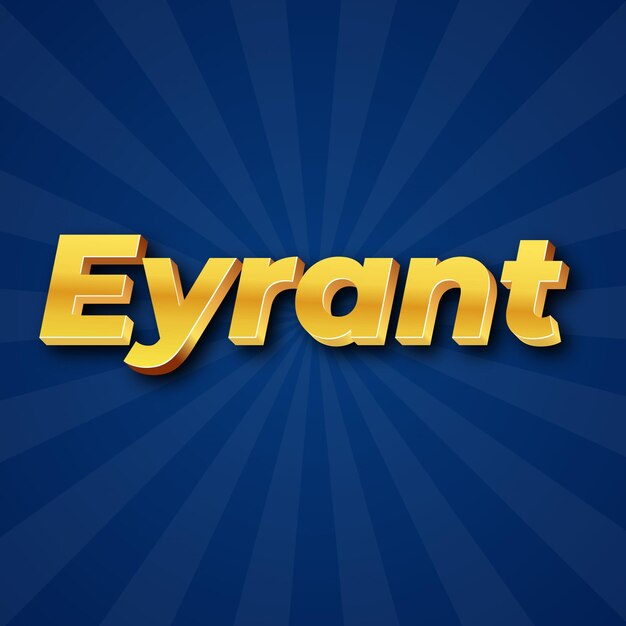 Eyrant Text effect Gold JPG attractive background card photo