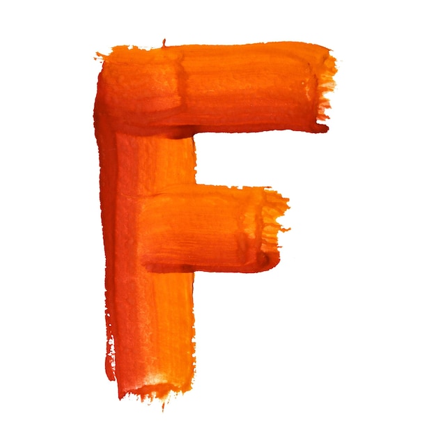 F Color letters