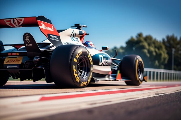 F1 гонщик формула вождения автомобиля для топливного автомобиля профессиональные гоночные соревнования обои фон