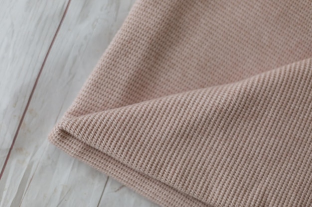fabric Angora beige knitwear. woolen fabric