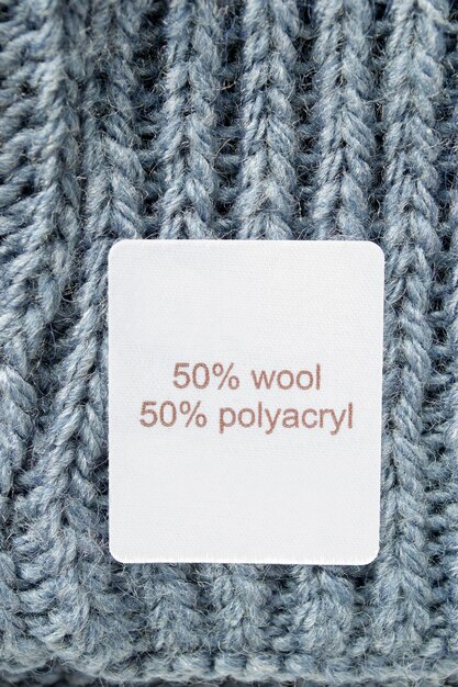 Fabric composition label