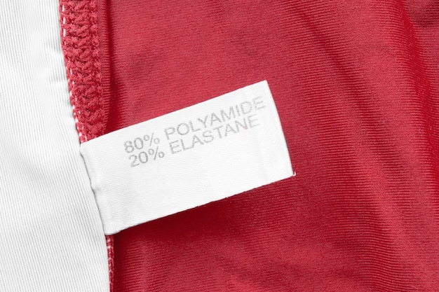 Fabric composition label