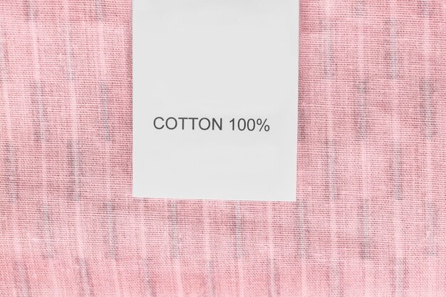 Fabric composition label