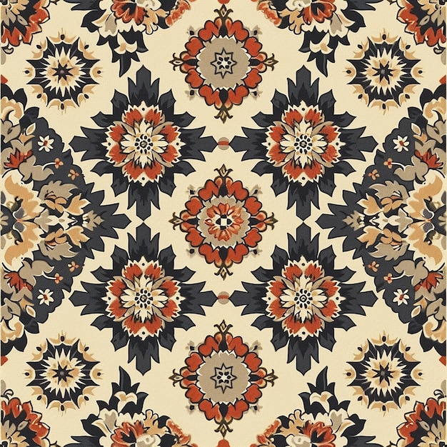 Fabric pattern design seamless elegance