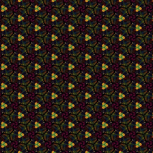 The fabric pattern is used to make a dark background.