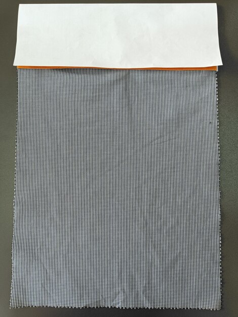 Фото Образец ткани для ткани рубашки