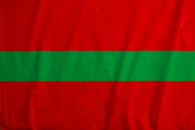 Fabric texture of the flag of transnistria
