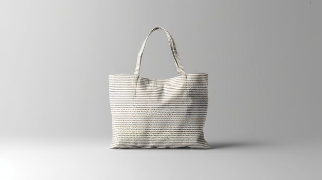 Fabric tote bag mockup