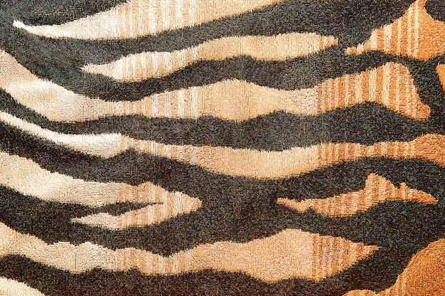 Fabric with tiger stripes pattern background