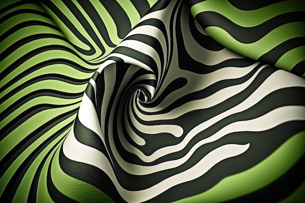 Fabric in a zebra like pattern