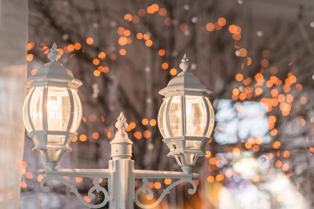 fabulous Christmas interior decor, snowy forest