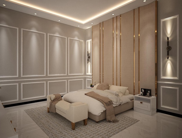 Fabulous and Posh Bedroom Interior Design