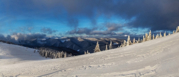 fabulous winter in the mountains