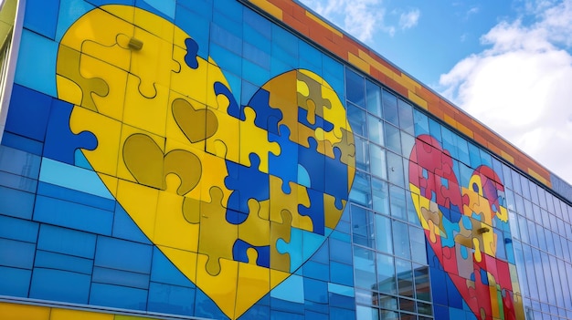 The facade of clinic for people with down syndrome and autism