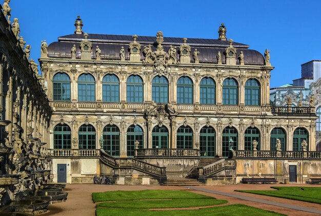 Facade of historic building against sky