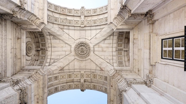 Facade of historic building