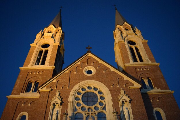 Facade of the Holy Hill Steeple in Wisconsin USA