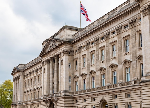 Фото Фасад букингемского дворца в лондоне, великобритания