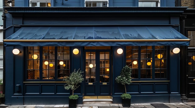 Photo facade of a restaurant in london