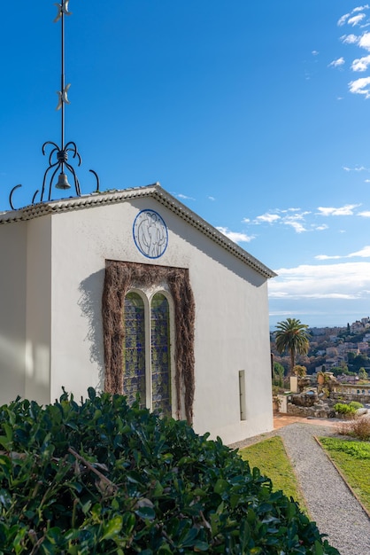 Facade of the Rosario Chapel, work of Henri Matisse in St Paul de Vence