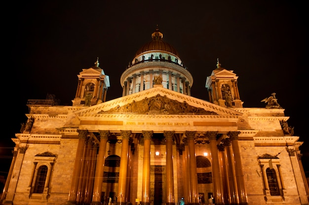 Facade of the saint isaac\'s cathedral, st. isaac\'s square, st.\
petersburg, russia