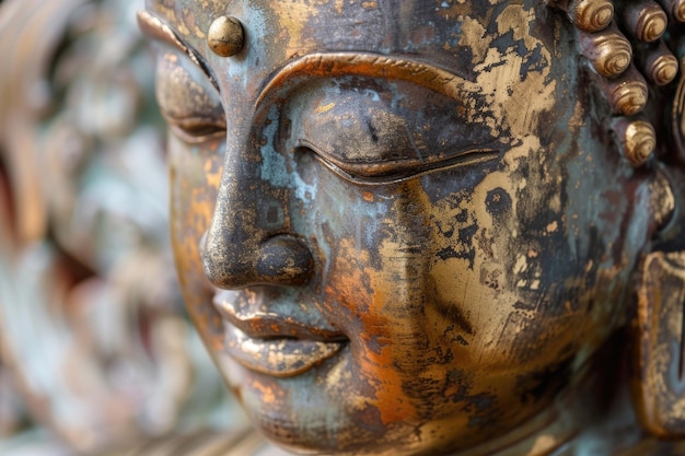 The face of Buddha