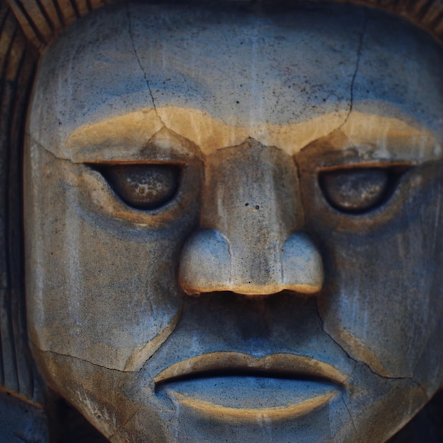 Face of statue