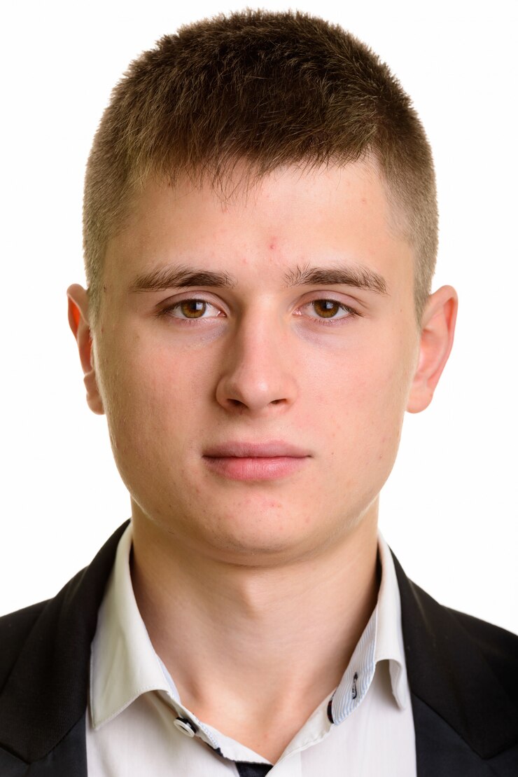 Фотография лицо молодого бизнесмена
