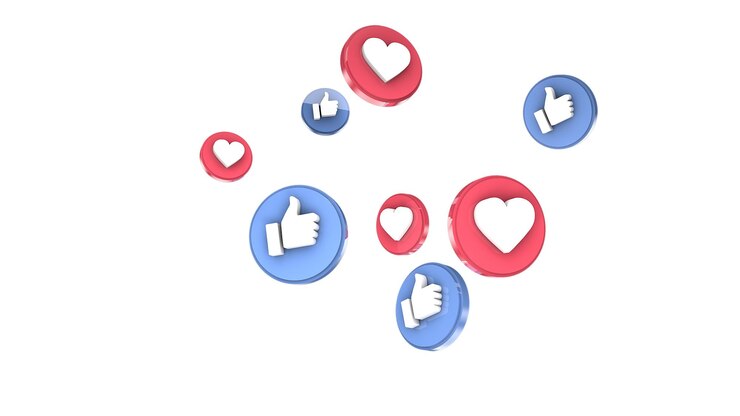Photo facebook and instagramd 3d icon