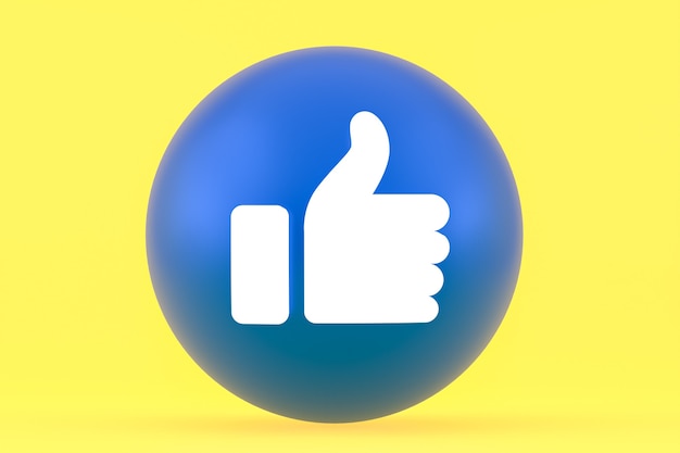 Facebook-reactiesemoji, social media ballonsymbool met facebookpictogrammenpatroon