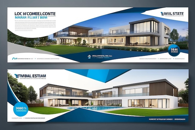 Facebook Timeline Cover Photo Template Design For Real Estate Business