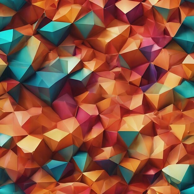 Faceted texture macro panorama wide panoramic polygonal wallpaper generative ai