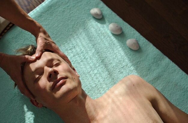 Photo facial massage