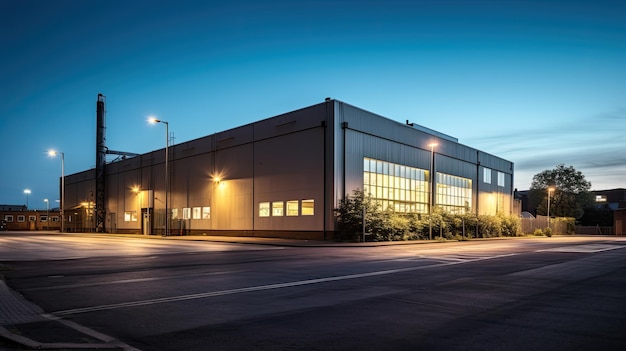 Photo facility storage factory building