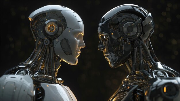 Facing Each Other The Encounter Between A Cyber Robot And A Common Man