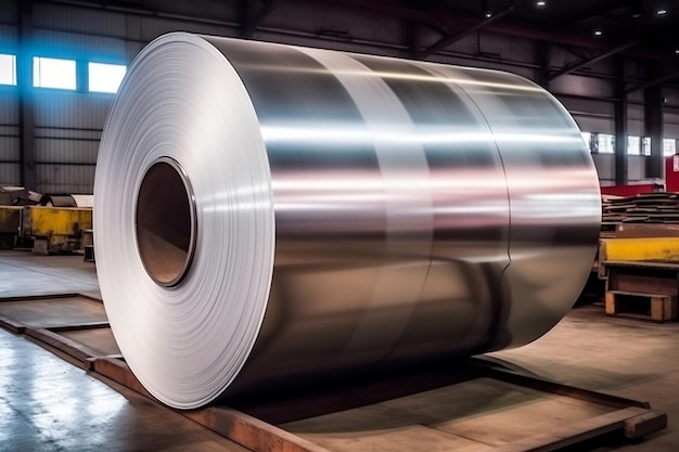 Factory Aluminum Steel Rolls Generative AI