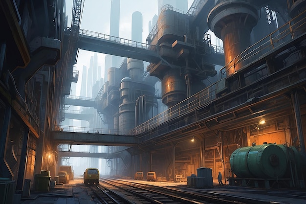 Factory concept illustration