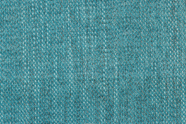 Factory fabric in blue color fabric texture sample for furniture close up