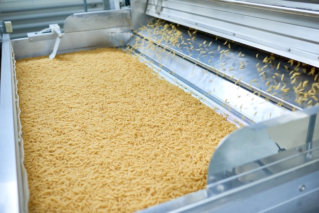 Factory Producing Macaroni