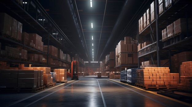 Factory Storage and Logistics Area